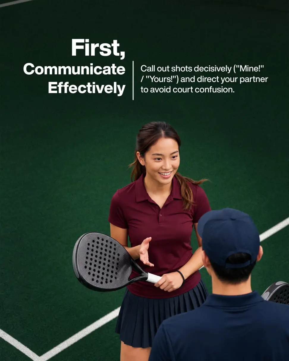 Padel tips graphic